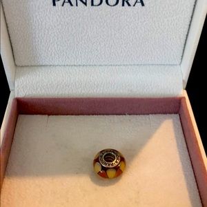 Pandora silver murano glass charm